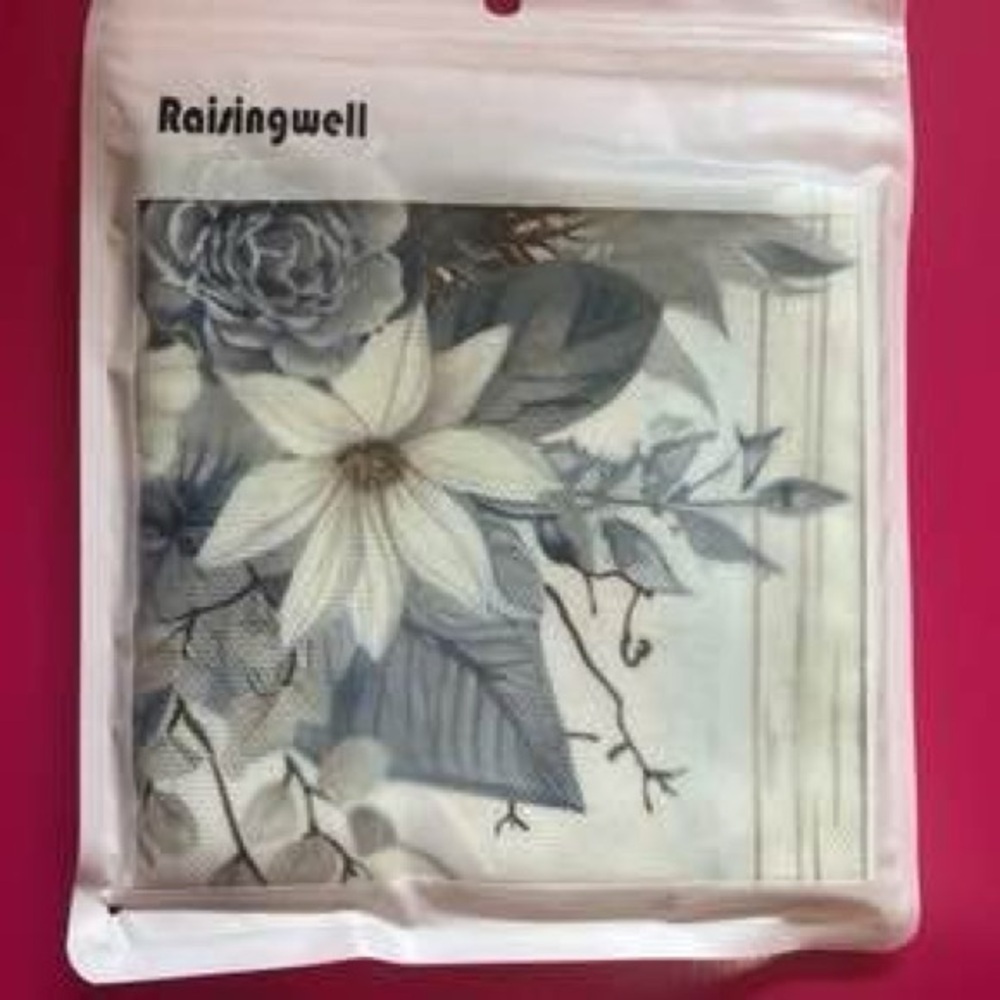 Winter Flower Small Garden Flag 12 x 18 Inch Vertical Welcome Winter Flower - Picture 3 of 3